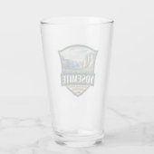 Yosemite Nationalpark Illustration Retro Abzeichen Glas (Rückseite)