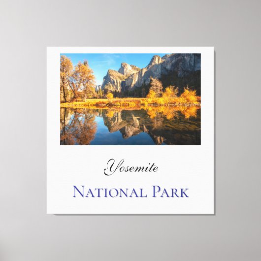 Yosemite-Nationalpark im Herbst Leinwanddruck (Vorderseite)