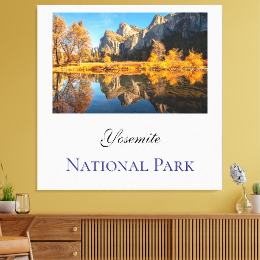 Yosemite-Nationalpark im Herbst Leinwanddruck (Insitu (Wohnzimmer))