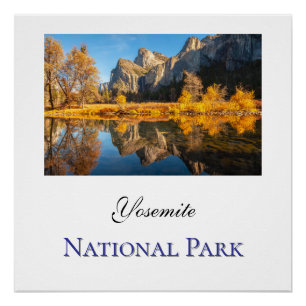 Yosemite-Nationalpark im Herbst Poster