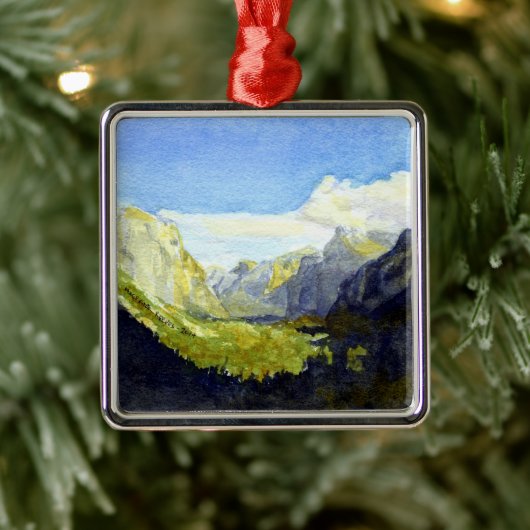 Yosemite-Nationalpark: Inspirationsquelle Ornament Aus Metall (Baum)