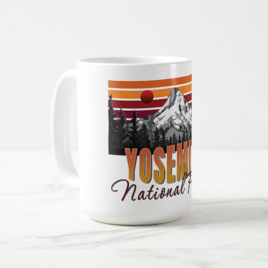 Yosemite-Nationalpark Kaffeetasse (Vorderseite Links)