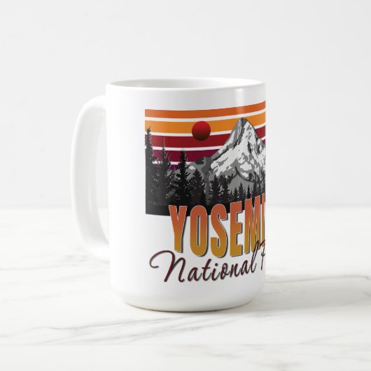 Yosemite-Nationalpark Kaffeetasse (Vorderseite Links)