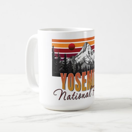 Yosemite-Nationalpark Kaffeetasse (Vorderseite Links)