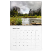 Yosemite-Nationalpark Kalender (Mär 2027)