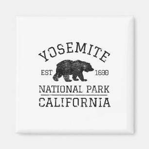 Yosemite Nationalpark Kalifornien Bär Natur Wander Magnet