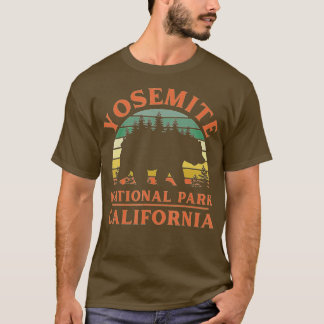 Yosemite Nationalpark Kalifornien Bär Natur Wander T-Shirt