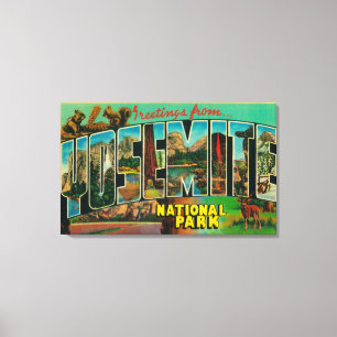 Yosemite Nationalpark, Kalifornien - großes Lette Leinwanddruck