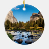 Yosemite-Nationalpark, Kalifornien Keramik Ornament (Hinten)