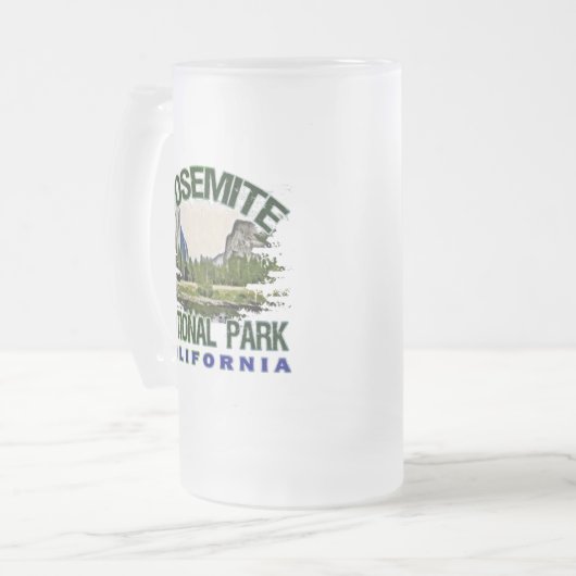 Yosemite Nationalpark, Kalifornien Mattglas Bierglas (Vorderseite Links)