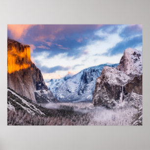 Yosemite-Nationalpark, Kalifornien Poster