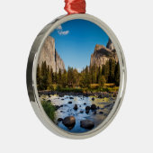 Yosemite-Nationalpark, Kalifornien Silbernes Ornament (Rechts)
