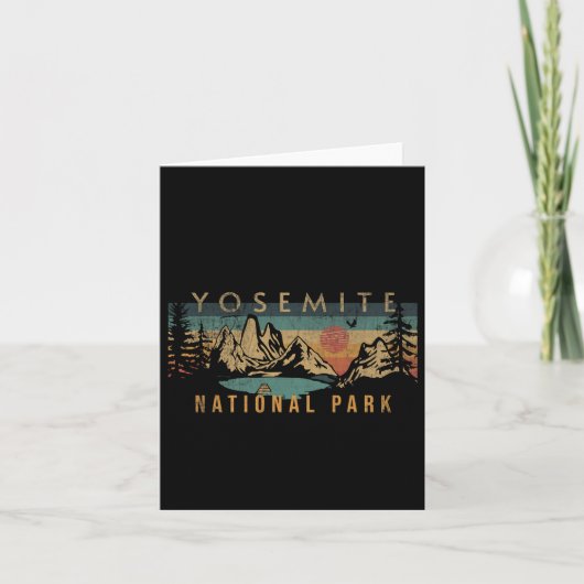 Yosemite-Nationalpark Karte (Vorderseite)
