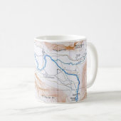 Yosemite Nationalpark Karte Tasse (VorderseiteRechts)