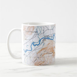 Yosemite Nationalpark Karte Tasse