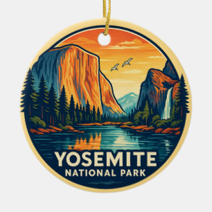 Yosemite-Nationalpark Keramik Ornament