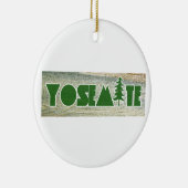 Yosemite-Nationalpark Keramik Ornament (Rechts)