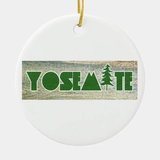 Yosemite-Nationalpark Keramik Ornament (Vorne)