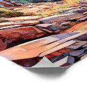 Yosemite Nationalpark Kunstmuseum Poster (Ecke)