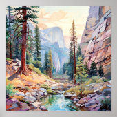 Yosemite Nationalpark Kunstmuseum Poster (Vorne)
