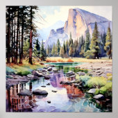 Yosemite Nationalpark Kunstmuseum Poster (Vorne)
