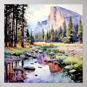 Yosemite Nationalpark Kunstmuseum Poster