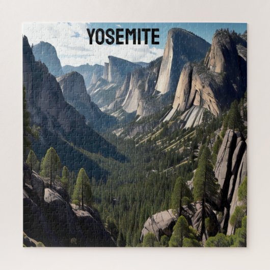 Yosemite Nationalpark Landschaft Puzzle (Vertikal)