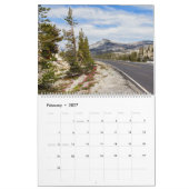 Yosemite Nationalpark Landschaftliche Sicht Kalender (Feb 2027)