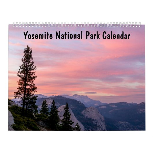 Yosemite Nationalpark Landschaftliche Sicht Kalender (Titelbild)