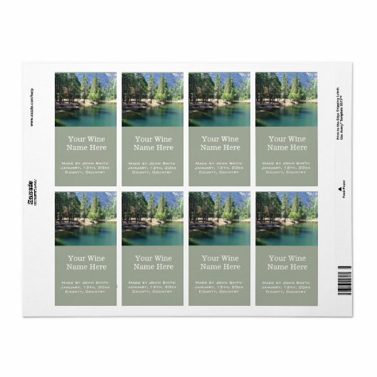 Yosemite Nationalpark Landschaftsbild Wein (Vorne)