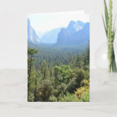 Yosemite Nationalpark Landschaftsfotografie. Karte (Vorderseite)