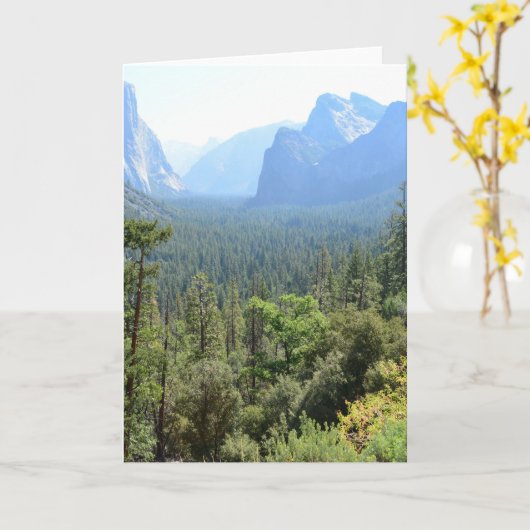 Yosemite Nationalpark Landschaftsfotografie. Karte (Gelbe Blume)