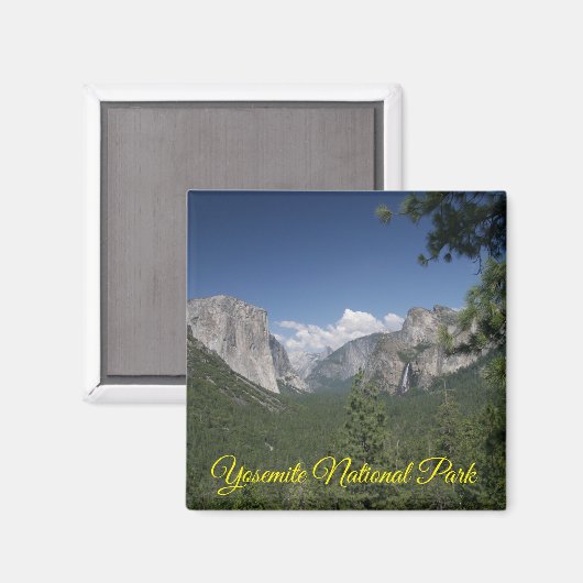 Yosemite-Nationalpark Magnet (Vorderseite/Rückseite)