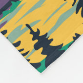 Yosemite Nationalpark Mariposa Grove Cabin Retro Fleecedecke (Ecke)