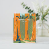 Yosemite Nationalpark Mariposa Grove Postkarte (Stehend Vorderseite)