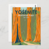 Yosemite Nationalpark Mariposa Grove Postkarte (Vorne/Hinten)