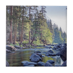 Yosemite Nationalpark Merced Fluss-  Am Fliese