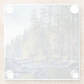 Yosemite Nationalpark Merced Fluss-| Am Glasuntersetzer (Rückseite)