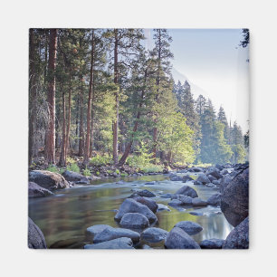 Yosemite Nationalpark Merced Fluss-  Am Magnet