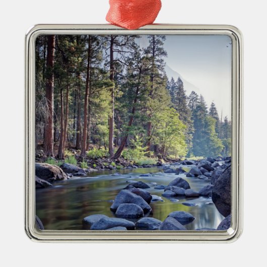 Yosemite Nationalpark Merced Fluss-| Am Ornament Aus Metall (Vorne)
