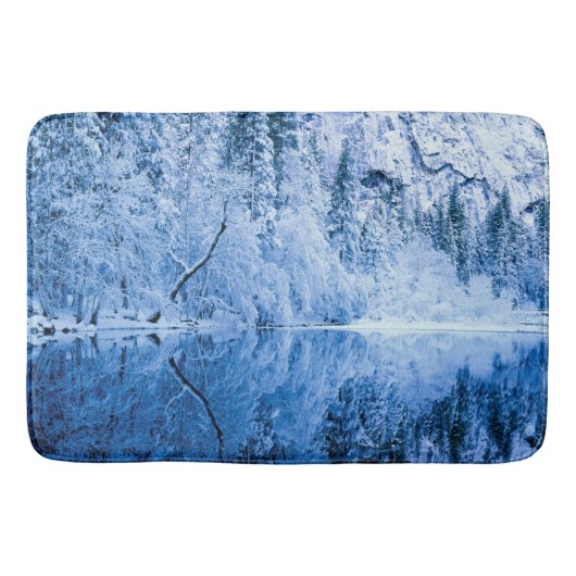Yosemite Nationalpark Merced Fluss-|, CA Badematte (Vorderseite)