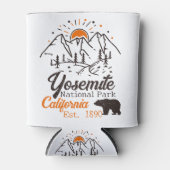 Yosemite Nationalpark Minimalistisch Sunset Mounta Dosenkühler (Vorderseite)