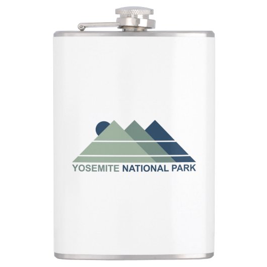 Yosemite Nationalpark Mountain Sun Flachmann (Vorderseite)