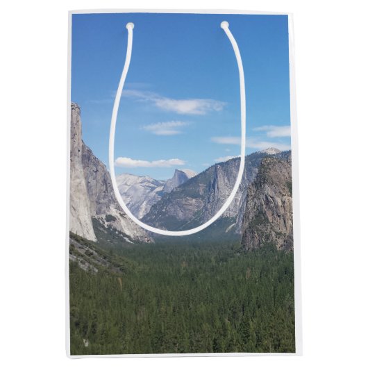 Yosemite Nationalpark Mountain Valley Landschaftli Mittlere Geschenktüte (Vorderseite)