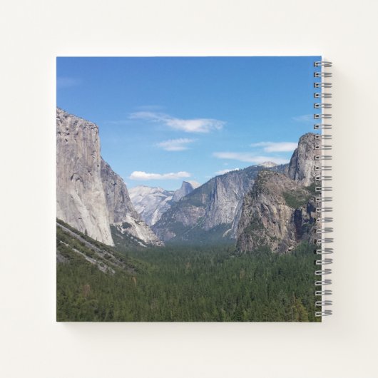 Yosemite Nationalpark Mountain Valley Landschaftli Notizblock (Rückseite)