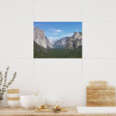 Yosemite Nationalpark Mountain Valley Landschaftli Poster (Küche)