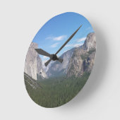 Yosemite Nationalpark Mountain Valley Landschaftli Runde Wanduhr (Winkel)