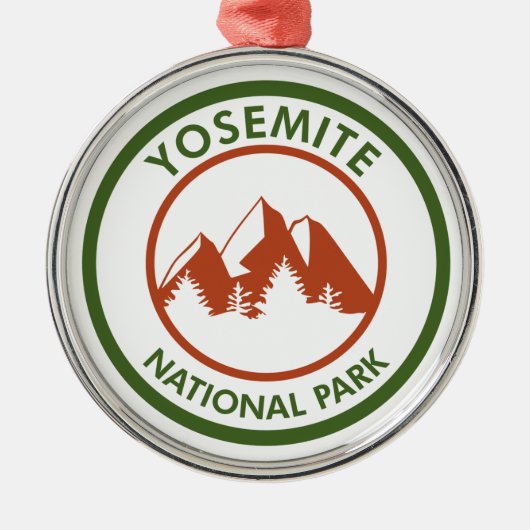 Yosemite-Nationalpark Ornament Aus Metall (Vorne)