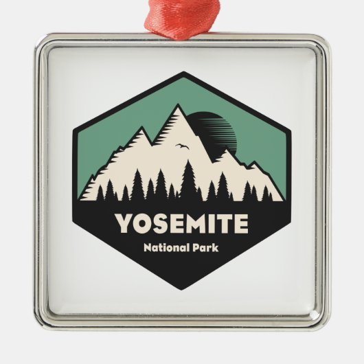 Yosemite-Nationalpark Ornament Aus Metall (Vorne)