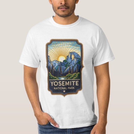 Yosemite-Nationalpark-Patch T-Shirt (Vorderseite)